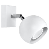 Wandlamp Oculare Sollux Wit LxBxH 17x10x10 Metaal Nnb