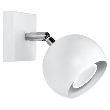 Wandlamp Oculare Sollux Wit LxBxH 17x10x10 Metaal Nnb