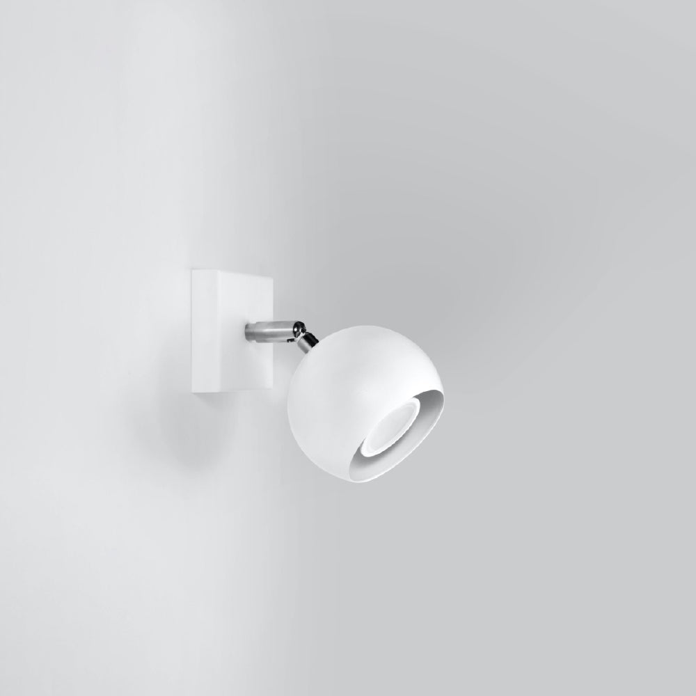 Wandlamp Oculare Sollux Wit LxBxH 17x10x10 Metaal Nnb