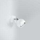 Wandlamp Oculare Sollux Wit LxBxH 17x10x10 Metaal Nnb