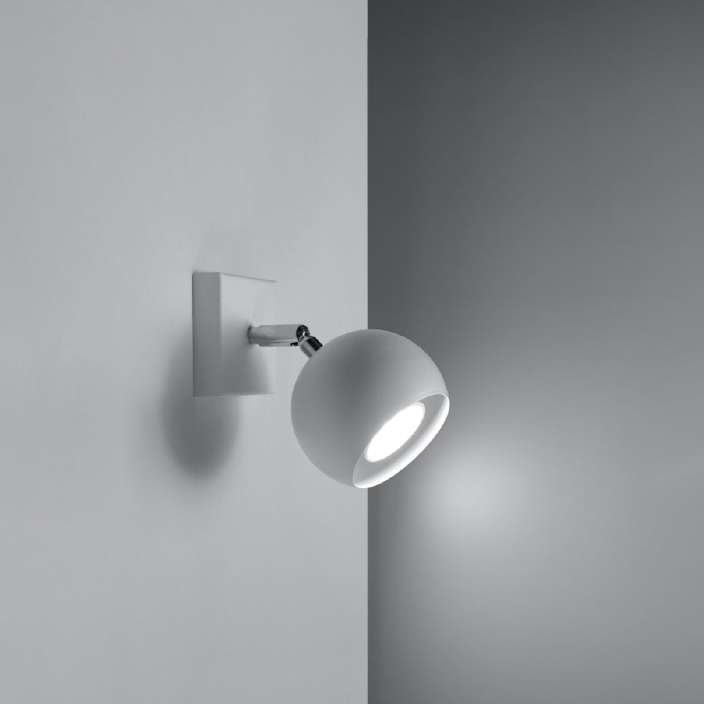 Wandlamp Oculare Sollux Wit LxBxH 17x10x10 Metaal Nnb