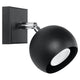 Wandlamp Oculare Sollux Zwart LxBxH 17x10x10 Metaal Nnb