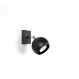 Wandlamp Oculare Sollux Zwart LxBxH 17x10x10 Metaal Nnb