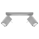 Plafondlamp Merida Sollux Grijs LxBxH 17x10x10 Metaal Nnb