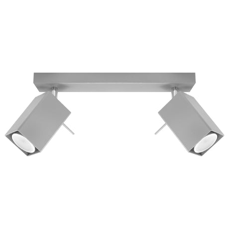 Plafondlamp Merida Sollux Grijs LxBxH 17x10x10 Metaal Nnb