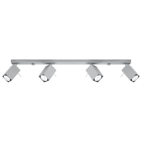Plafondlamp Merida Sollux Grijs LxBxH 82x17x10 Metaal Nnb