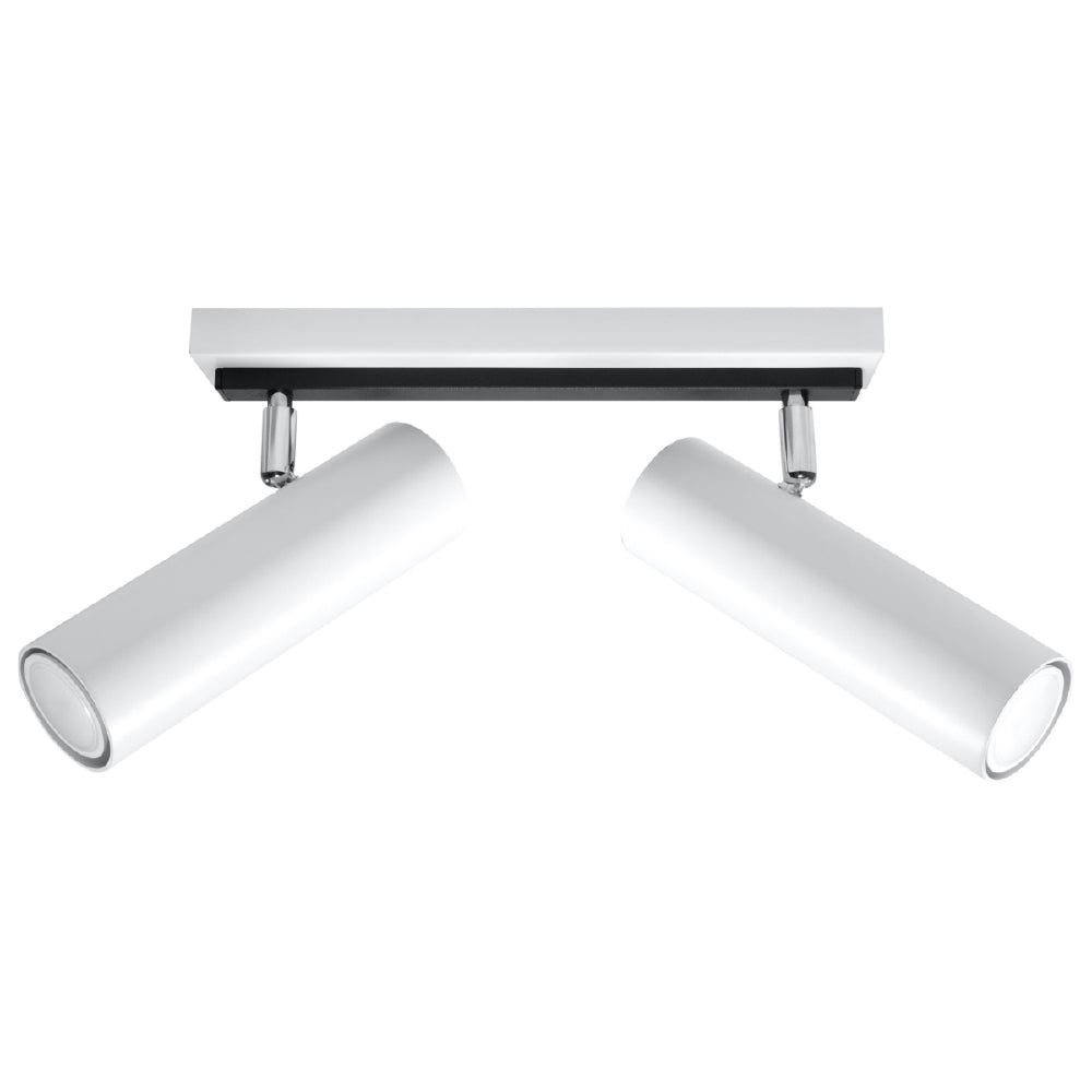 Plafondlamp Direzione Sollux Wit LxBxH 40x20x15 Metaal Nnb