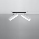Plafondlamp Direzione Sollux Wit LxBxH 40x20x15 Metaal Nnb