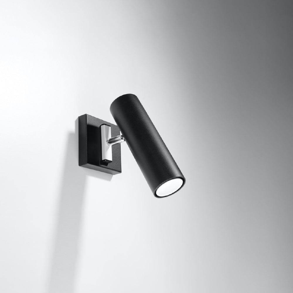 Wandlamp Direzione Sollux Zwart LxBxH 31x17x12 Metaal Nnb