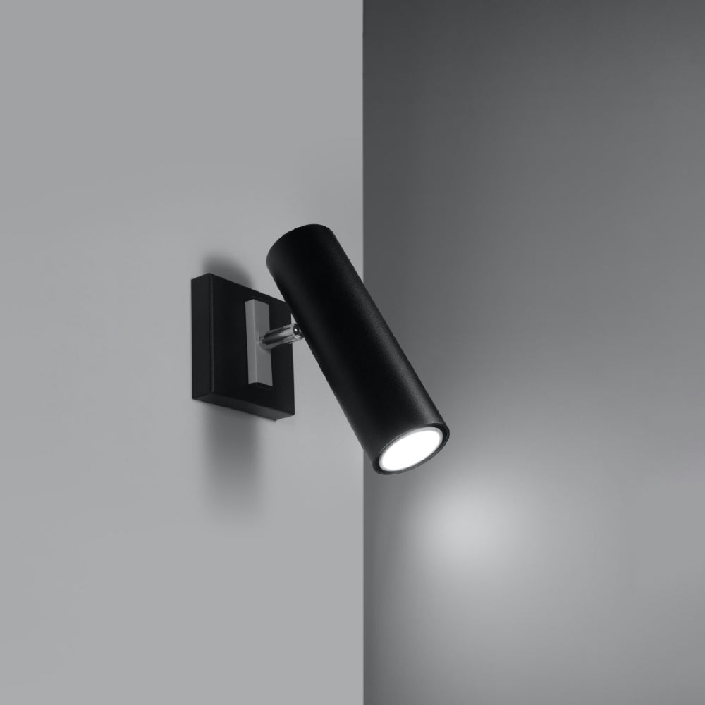 Wandlamp Direzione Sollux Zwart LxBxH 31x17x12 Metaal Nnb