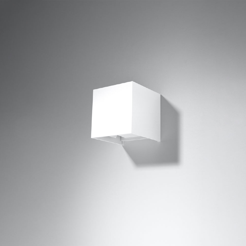 Wandlamp Luca Sollux Wit LxBxH 11x11x11 Aluminium Nnb