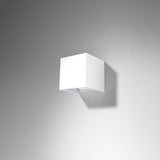 Wandlamp Luca Sollux Wit LxBxH 11x11x11 Aluminium Nnb