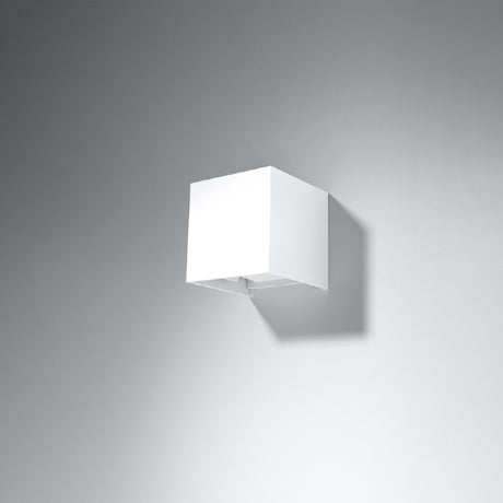 Wandlamp Luca Sollux Wit LxBxH 11x11x11 Aluminium Nnb