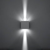 Wandlamp Luca Sollux Wit LxBxH 11x11x11 Aluminium Nnb