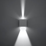 Wandlamp Luca Sollux Wit LxBxH 11x11x11 Aluminium Nnb