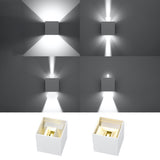 Wandlamp Luca Sollux Wit LxBxH 11x11x11 Aluminium Nnb