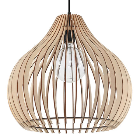 Hanglamp Aprilla Sollux Naturel LxBxH 40x40x40 Hout Nnb