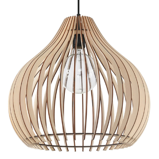 Hanglamp Aprilla Sollux Naturel LxBxH 40x40x40 Hout Nnb