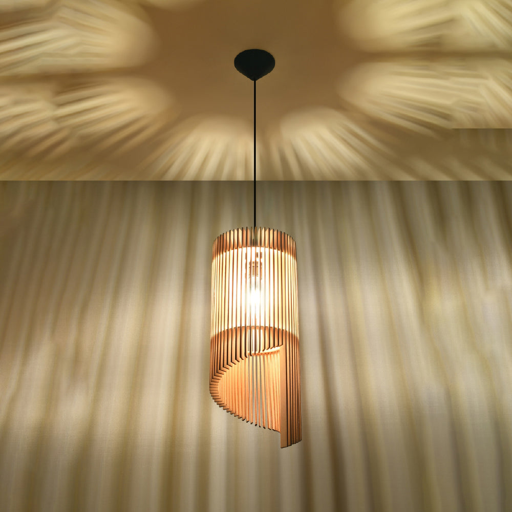 Hanglamp Alexia Sollux Naturel LxBxH 50x40x30 Hout Nnb