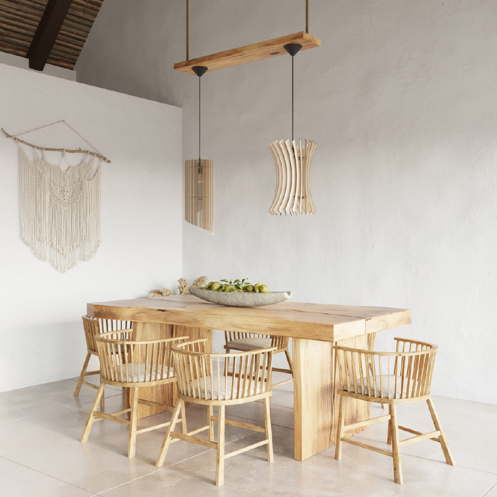 Hanglamp Alexia Sollux Naturel LxBxH 50x40x30 Hout Nnb