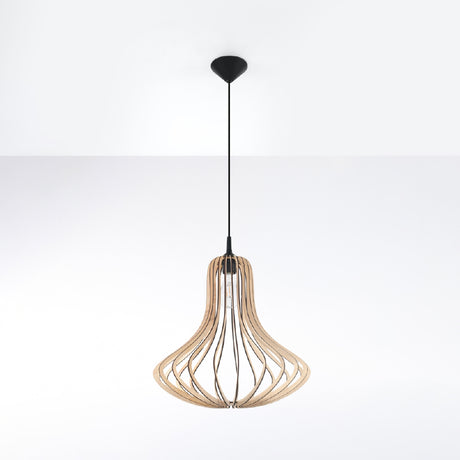 Hanglamp Elza Sollux Naturel LxBxH 50x50x50 Hout Nnb