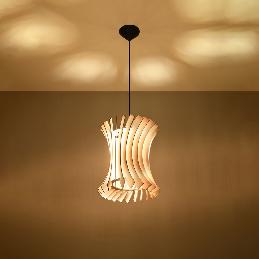 Hanglamp Oriana Sollux Naturel LxBxH 40x40x40 Hout Nnb