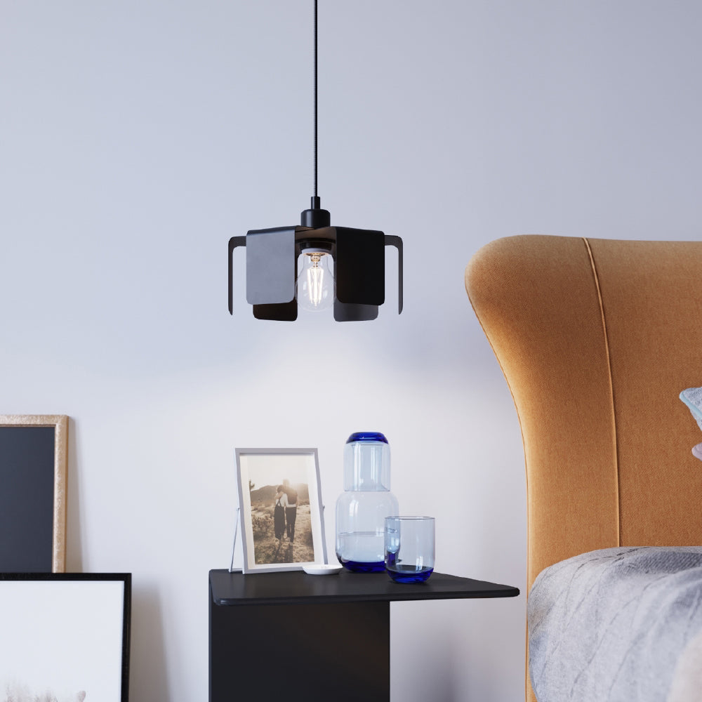 Hanglamp Tulip Sollux Zwart LxBxH 30x30x30 Metaal Nnb