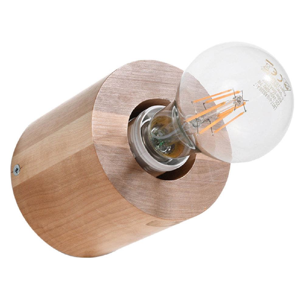 Wandlamp Salgado Sollux Naturel LxBxH 13x13x13 Hout Nnb