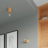 Wandlamp Salgado Sollux Naturel LxBxH 13x13x13 Hout Nnb