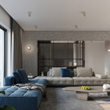 Wandlamp Salgado Sollux Grijs LxBxH 13x13x13 Beton Nnb