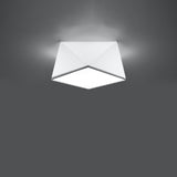 Plafondlamp Hexa Sollux Wit LxBxH 37x37x19 PVC Nnb