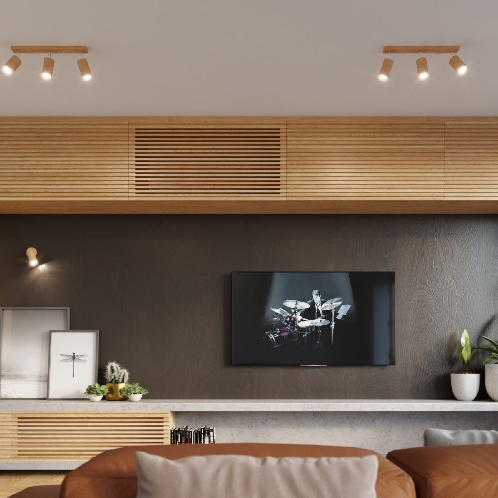 Wandlamp Berg Sollux Naturel LxBxH 17x10x10 Hout Nnb