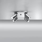 Plafondlamp Ring Sollux Zilver LxBxH 26x26x15 Metaal Nnb