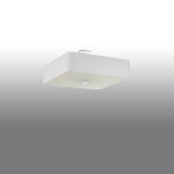 Plafondlamp Lokko Sollux Wit LxBxH 56x56x35 Stof, Glas, Metaal Nnb