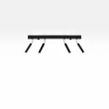 Plafondlamp Eyetech Sollux Zwart Metaal Nnb