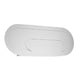 Wandlamp Saccon Sollux Wit LxBxH 47x17x13 Metaal, PVC Nnb