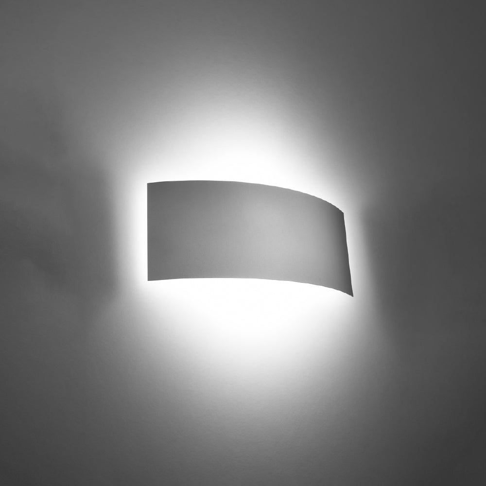 Wandlamp Magnus Sollux Wit LxBxH 15x10x36 Metaal Nnb