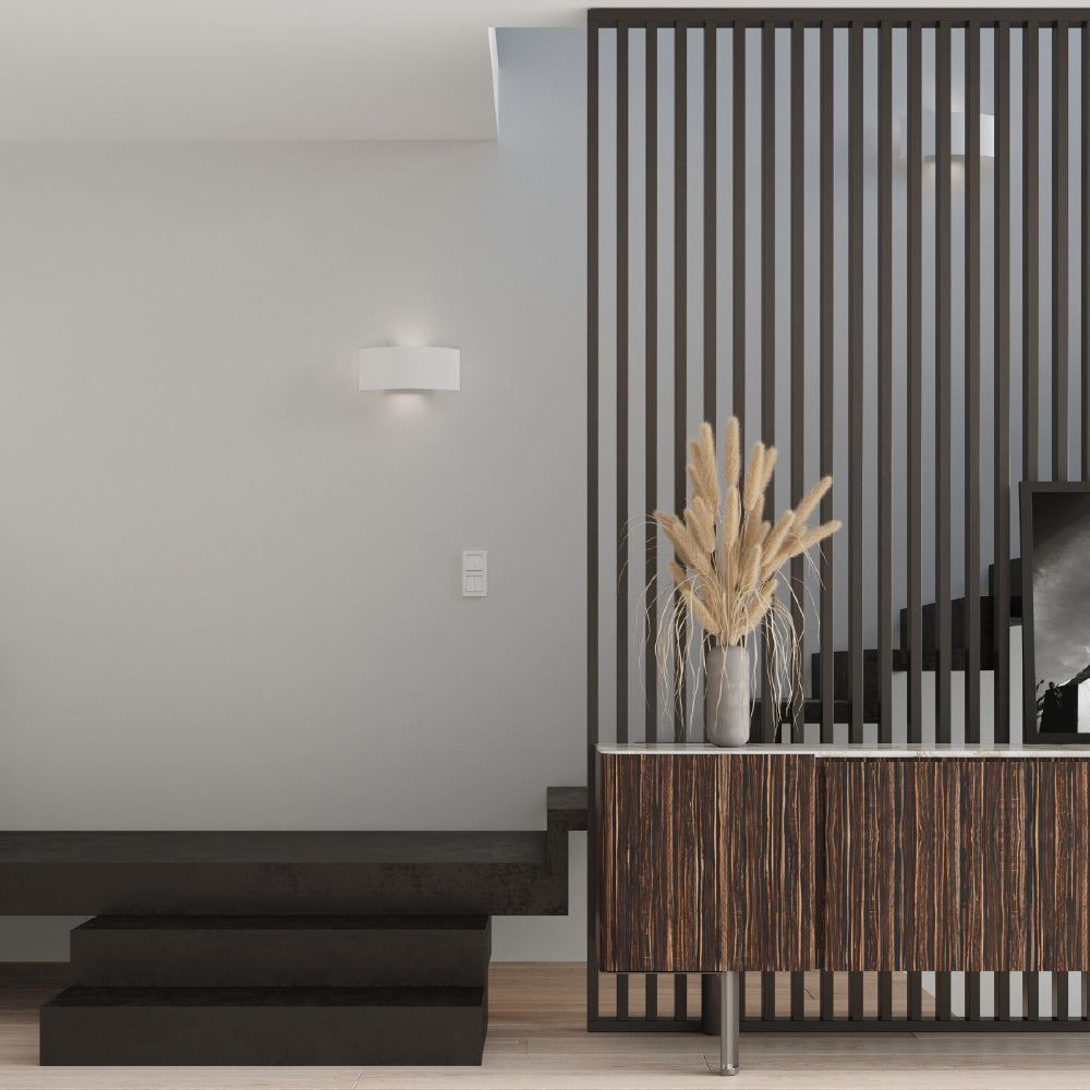 Wandlamp Magnus Sollux Wit LxBxH 15x10x36 Metaal Nnb