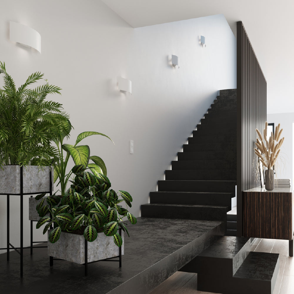 Wandlamp Magnus Sollux Wit LxBxH 15x10x36 Metaal Nnb