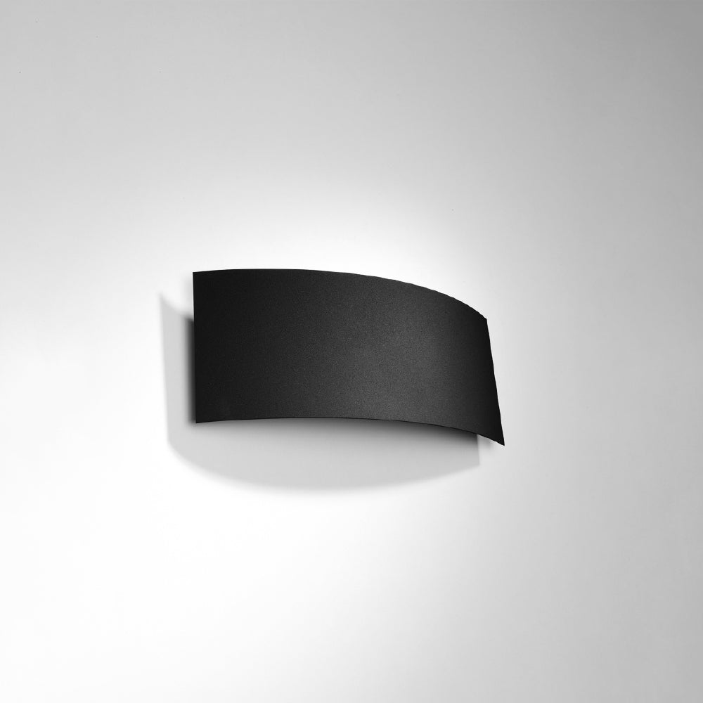 Wandlamp Magnus Sollux Zwart LxBxH 15x10x36 Metaal Nnb