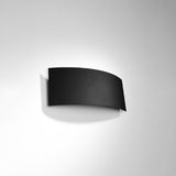 Wandlamp Magnus Sollux Zwart LxBxH 15x10x36 Metaal Nnb