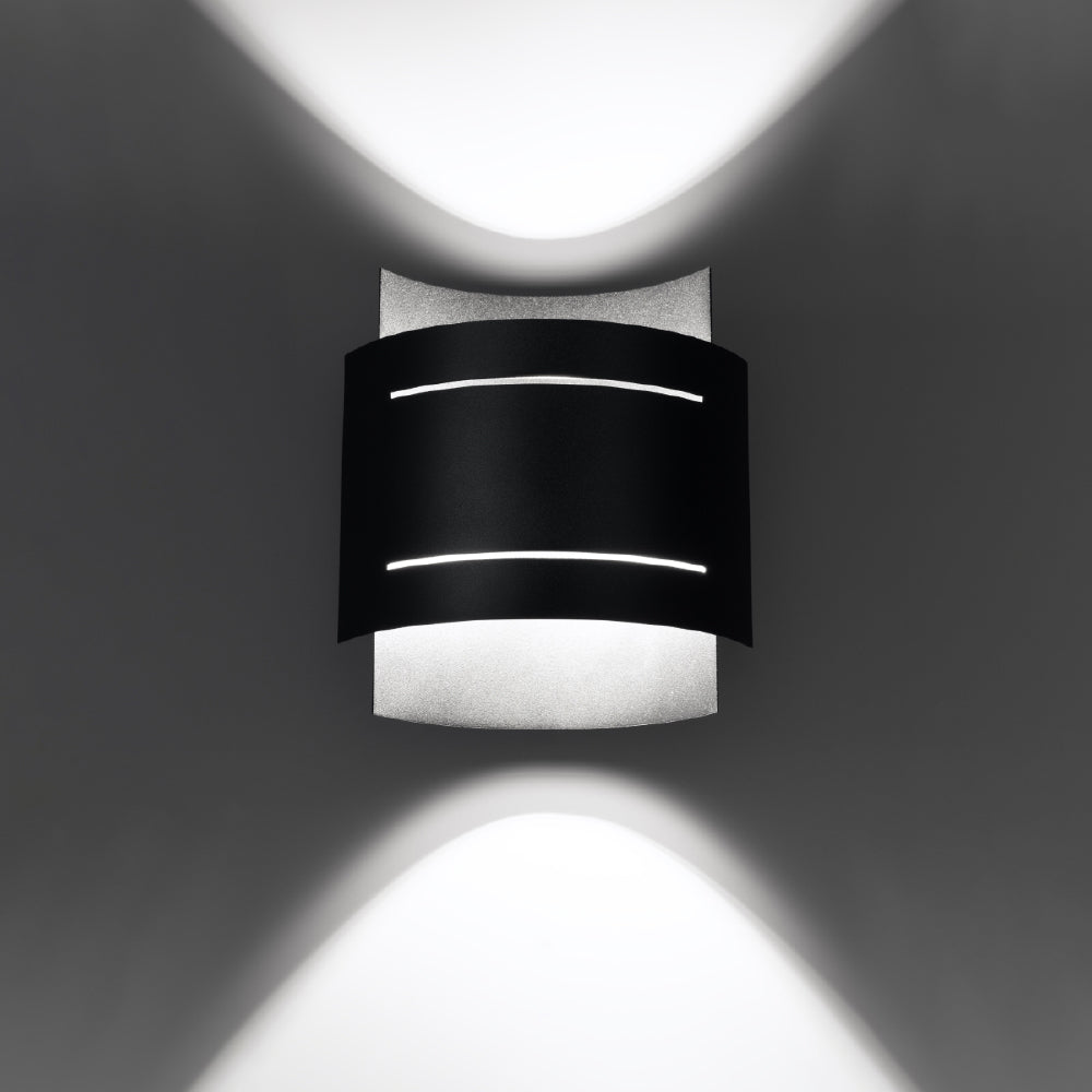 Wandlamp Hestia Sollux Zwart Metaal Nnb