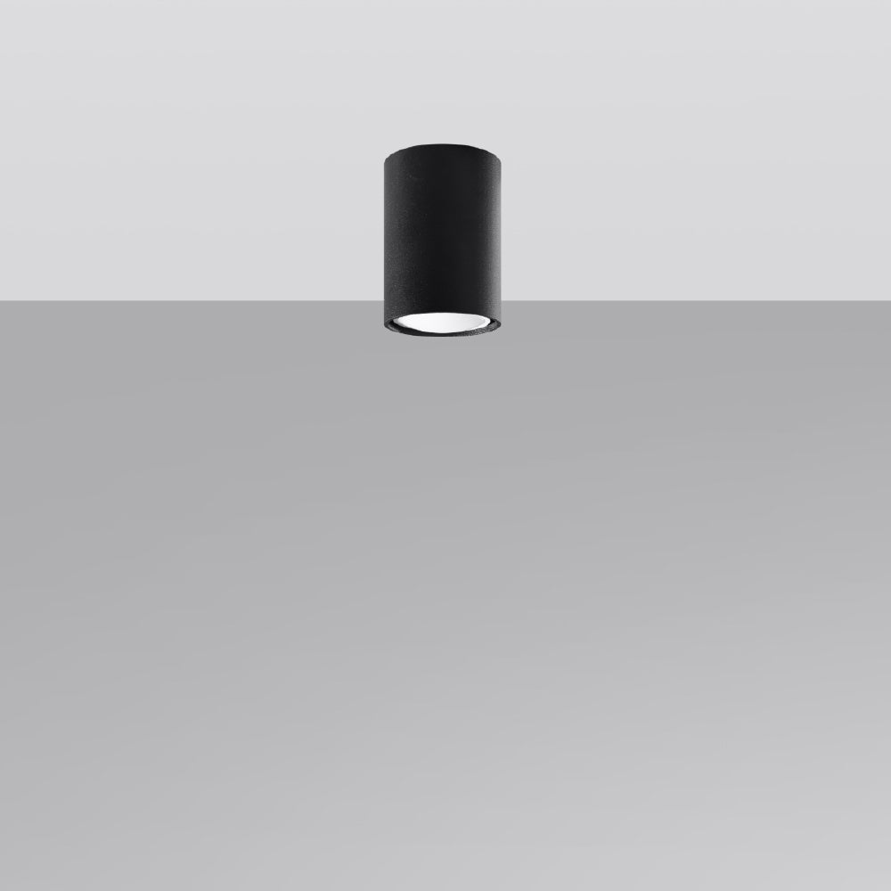 Plafondlamp Lagos Sollux Zwart Metaal Nnb
