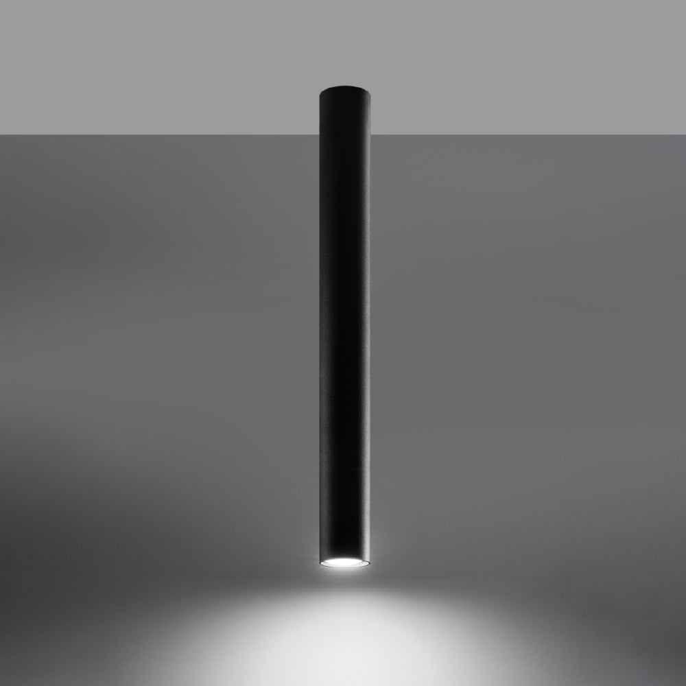 Plafondlamp Lagos Sollux Zwart LxBxH 83x18x11 Metaal Nnb