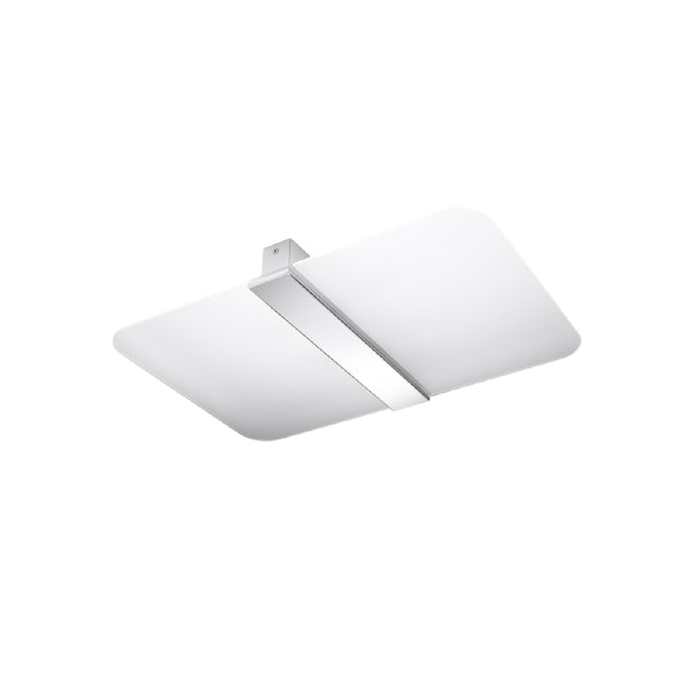 Plafondlamp Azalia Sollux Wit, Zilver Glas, Metaal Nnb