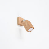 Wandlamp Keke Sollux Naturel LxBxH 17x17x17 Hout Nnb