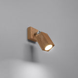 Wandlamp Keke Sollux Naturel LxBxH 17x17x17 Hout Nnb
