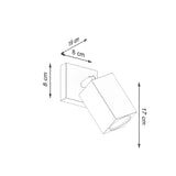 Wandlamp Keke Sollux Naturel LxBxH 17x17x17 Hout Nnb