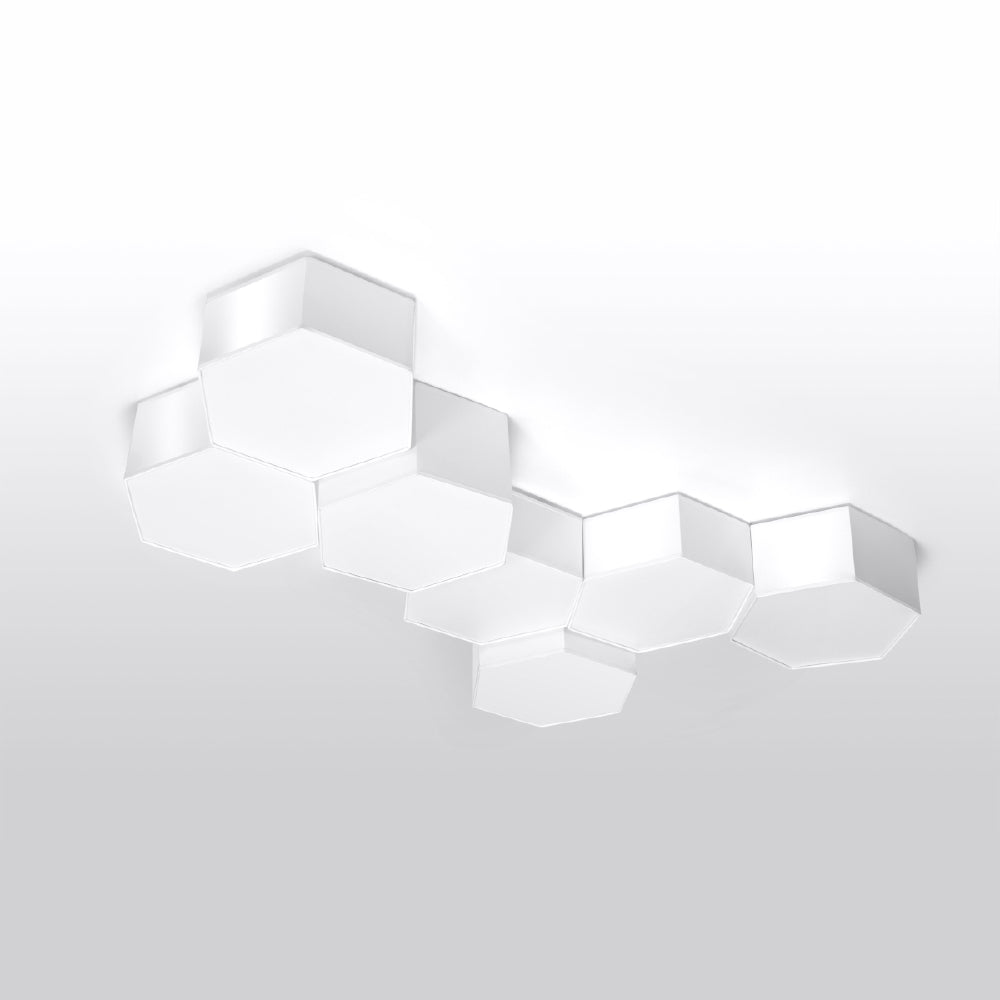Plafondlamp Sunde Sollux Wit PVC Nnb