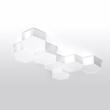 Plafondlamp Sunde Sollux Wit PVC Nnb